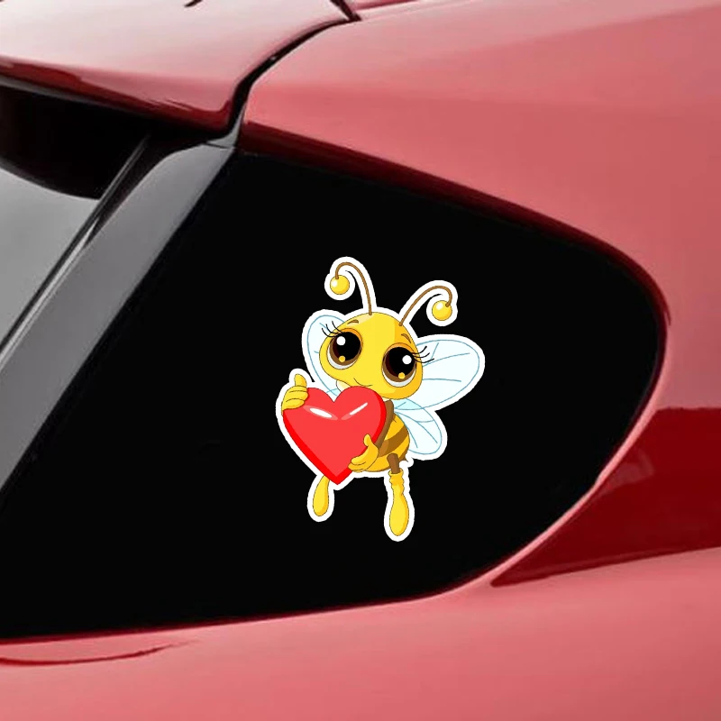 15cmx11cm Cartoon bee love Car-Sticker Automobiles Motorcycles Window Bumper Laptop Vinyl Decal PVC Decorative Goods
15cmx11cm Cartoon bee love Car-Sticker Automobiles Motorcycles Window Bumper Laptop Vinyl Decal PVC Decorative Goods