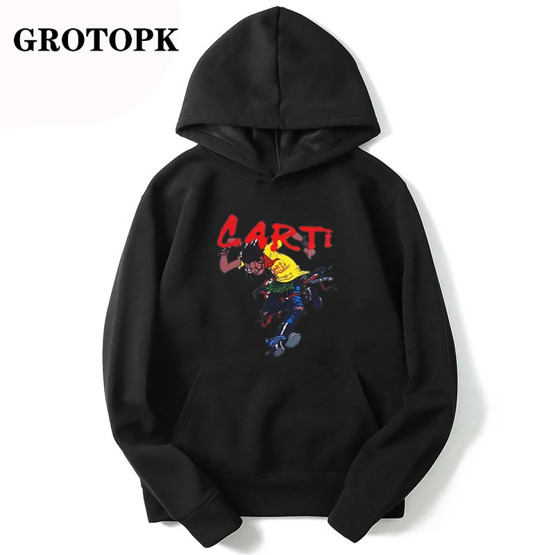 Мужские толстовки Playboi Carti с длинным рукавом рэп музыкальный принт уличная одежда