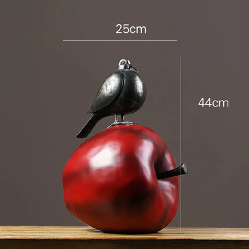 Modern Creative Red Apple Ornaments Large Home Living Room Wine Cabinet Porch Art Decoration Luxury Jewelry Business Gift M3240
Modern Creative Red Apple Ornaments Large Home Living Room Wine Cabinet Porch Art Decoration Luxury Jewelry Business Gift M3240