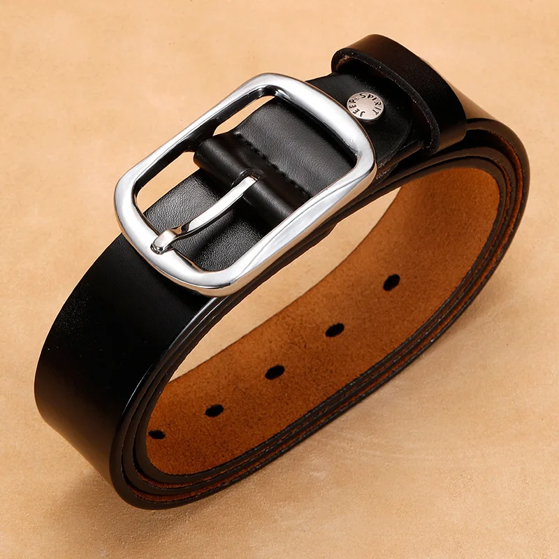 Genuine Leather Belt Men Smart Casual Pink Buckle Designer Wasit Belt Cowskin Split Leather Luxury Brand Belt for Men 110-130cm
Genuine Leather Belt Men Smart Casual Pink Buckle Designer Wasit Belt Cowskin Split Leather Luxury Brand Belt for Men 110-130cm