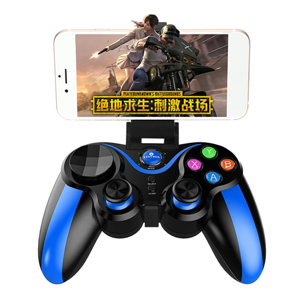 Беспроводной игровой контроллер для мобильных устройств Bluetooth геймпад с D-Pad и Thumbsticks для Мобильный телефон планшет ТВ коробка держатель
Беспроводной игровой контроллер для мобильных устройств Bluetooth геймпад с D-Pad и Thumbsticks для Мобильный телефон планшет ТВ коробка держатель