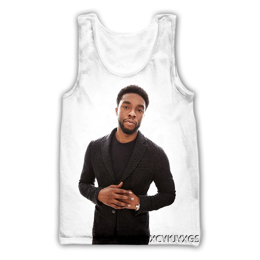 Новинка, мужской/женский Повседневный жилет Chadwick Boseman с 3D принтом, модная уличная одежда, мужская Свободная Спортивная майка D28
Новинка, мужской/женский Повседневный жилет Chadwick Boseman с 3D принтом, модная уличная одежда, мужская Свободная Спортивная майка D28
