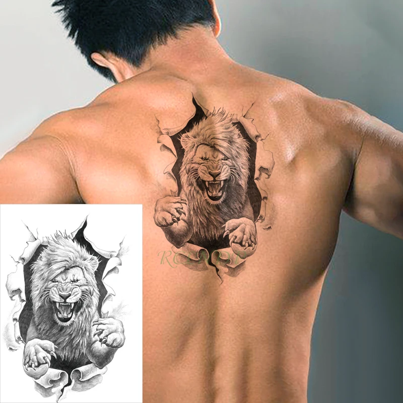 Водостойкая Временная тату-наклейка roaing lion king big animal tatto black флэш-тату поддельные татуировки на задней руке для мужчин и женщин
Водостойкая Временная тату-наклейка roaing lion king big animal tatto black флэш-тату поддельные татуировки на задней руке для мужчин и женщин