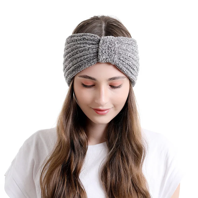 American Knitted Headband Women's Autumn Winter Bohemian Knotting Chenille Wool Hair Band Solid Color Hair Accessories
American Knitted Headband Women's Autumn Winter Bohemian Knotting Chenille Wool Hair Band Solid Color Hair Accessories