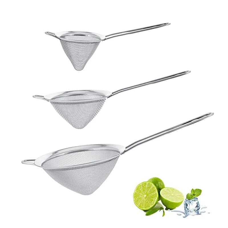 Stainless Steel Mesh Strainer with Handle for Strain Drain and Vegetables Tea Coffee Food Oil Strainer Colander Kitchen Tools
Stainless Steel Mesh Strainer with Handle for Strain Drain and Vegetables Tea Coffee Food Oil Strainer Colander Kitchen Tools