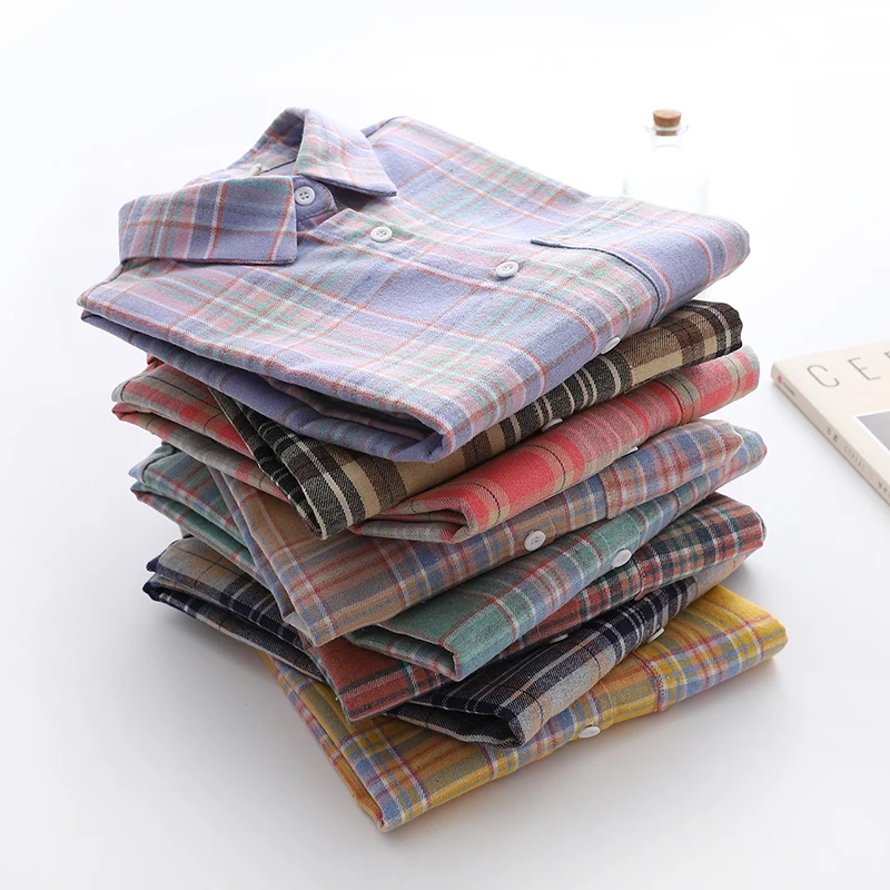 New Women's Plaid Shirt Ladies Literary Young College Style Casual Loose Blouse Female Long Sleeve Blouses Womens Tops Blusas
New Women's Plaid Shirt Ladies Literary Young College Style Casual Loose Blouse Female Long Sleeve Blouses Womens Tops Blusas