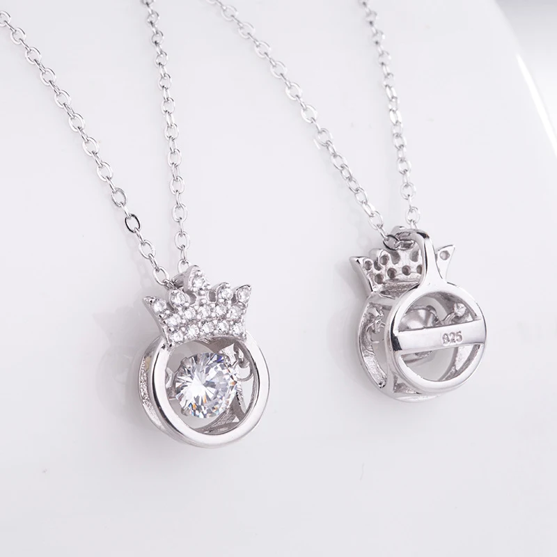 High Quality Real S925 Crown Pendant Fine Jewelry Necklace Pendants Chain Fashion Accessories Jewel Womon Lady Girl Gifts
High Quality Real S925 Crown Pendant Fine Jewelry Necklace Pendants Chain Fashion Accessories Jewel Womon Lady Girl Gifts