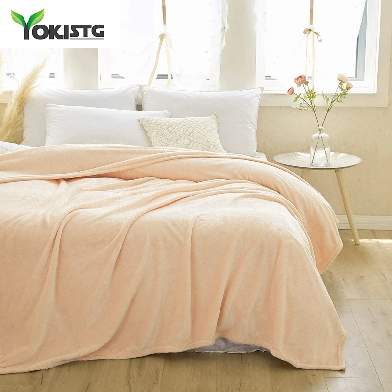 Soft Warm Flannel Fleece Blanket Winter Coral Sheet Bedspread Sofa Throw Stitch Fluffy Bedspread Plaid For Living Room Bedroom
Soft Warm Flannel Fleece Blanket Winter Coral Sheet Bedspread Sofa Throw Stitch Fluffy Bedspread Plaid For Living Room Bedroom