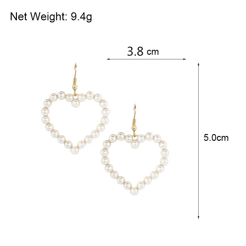 2020 Simple Gold Heart Pearl Drop Earrings For Women Fashion Statement Pearl Dangle Earrings Trendy Jewelry 10g
2020 Simple Gold Heart Pearl Drop Earrings For Women Fashion Statement Pearl Dangle Earrings Trendy Jewelry 10g