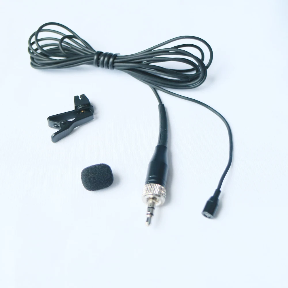 Black Mini Tie Clip Lavalier Lapel Microphone for Sennheiser EW100 G2 G3 G4 Wireless BeltPack Transmitter
Black Mini Tie Clip Lavalier Lapel Microphone for Sennheiser EW100 G2 G3 G4 Wireless BeltPack Transmitter