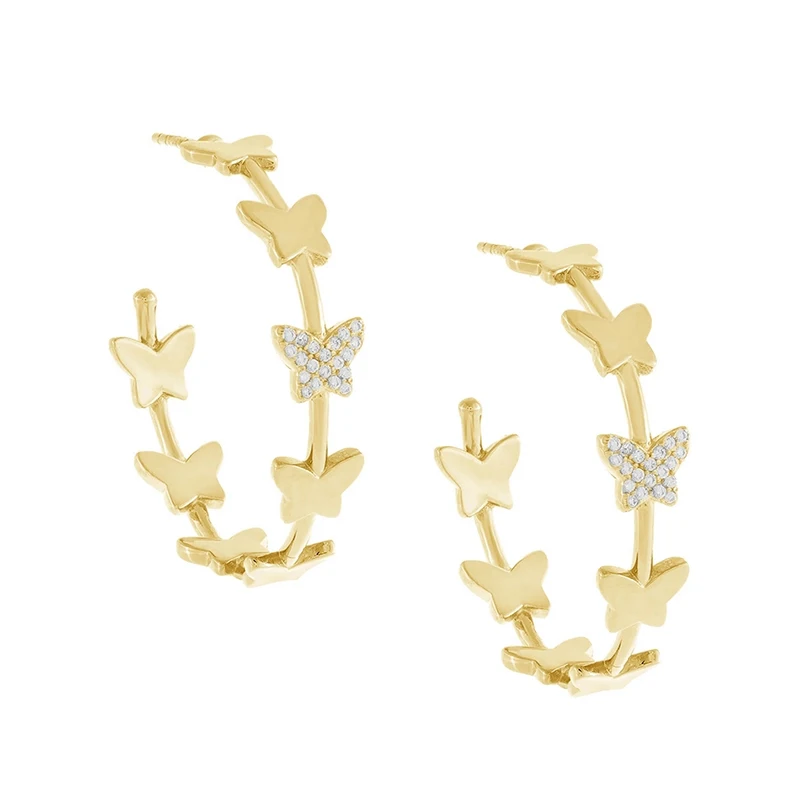 CAOSHI Exquisite Design Butterfly Earrings for Women Delicate Young Girl Trendy Party Accessories Stylish Jewelry Dropshipping
CAOSHI Exquisite Design Butterfly Earrings for Women Delicate Young Girl Trendy Party Accessories Stylish Jewelry Dropshipping