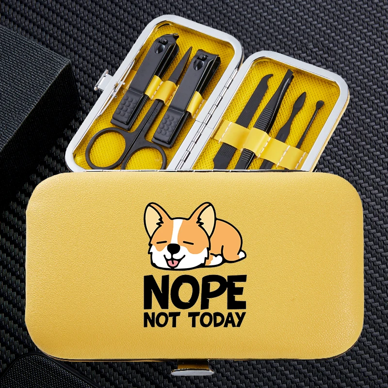 Fashion Corgi 7pcs Manicure Nail Clipper Sets Portable Travel Stainless Steel Trimmer Clippers Cutter Scissors Accessories Tools
Fashion Corgi 7pcs Manicure Nail Clipper Sets Portable Travel Stainless Steel Trimmer Clippers Cutter Scissors Accessories Tools