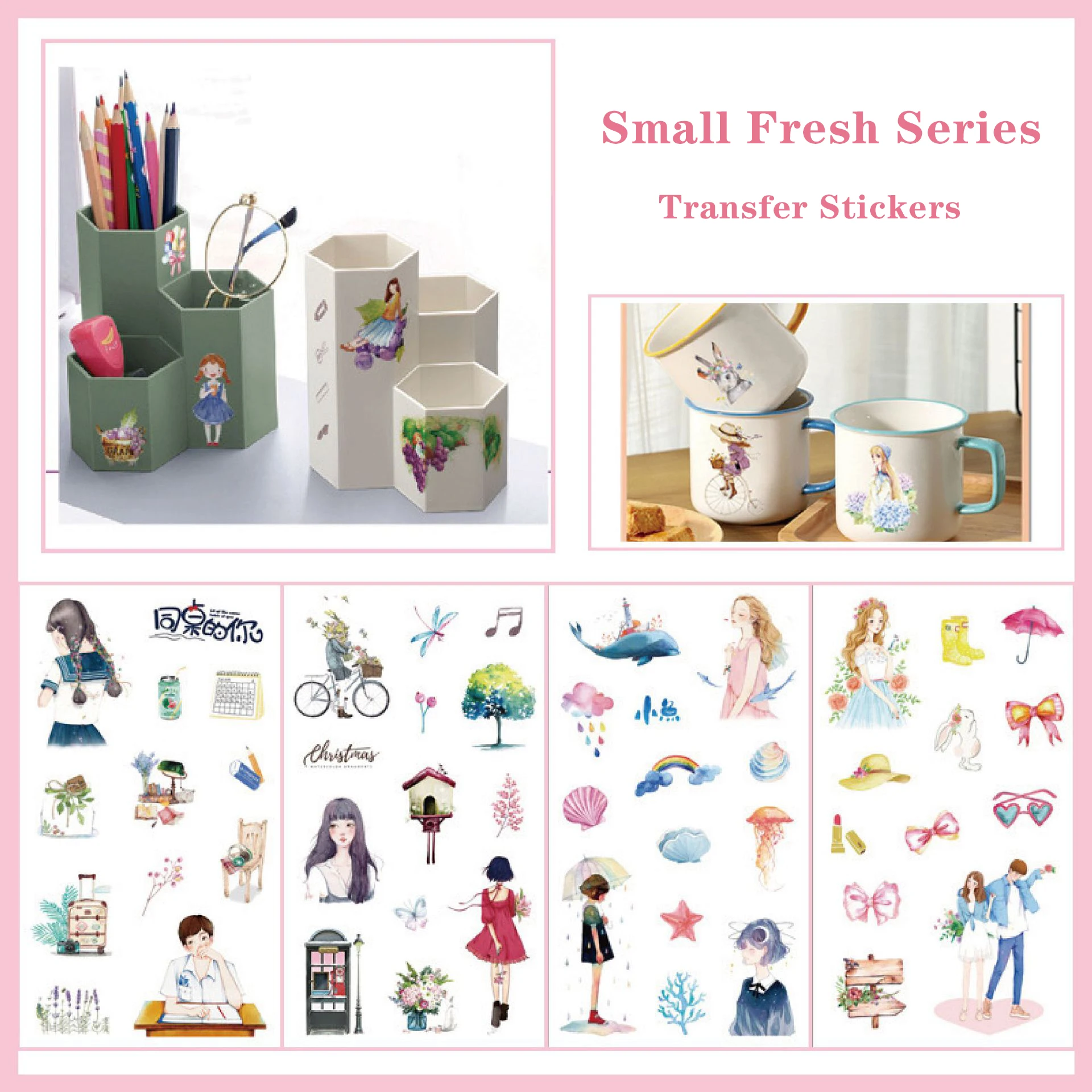 Creative Little Fresh Girl Animal Flower Scrapbooking Hand Account Student Stationery DIY Decoration Transfer Sticker Paper
Creative Little Fresh Girl Animal Flower Scrapbooking Hand Account Student Stationery DIY Decoration Transfer Sticker Paper