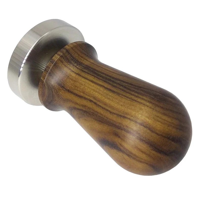51/58mm Wood Handle Coffee Tamper 304 Stainless steel Constant Pressure Calibrated Coffee Bean Press Tamper
51/58mm Wood Handle Coffee Tamper 304 Stainless steel Constant Pressure Calibrated Coffee Bean Press Tamper