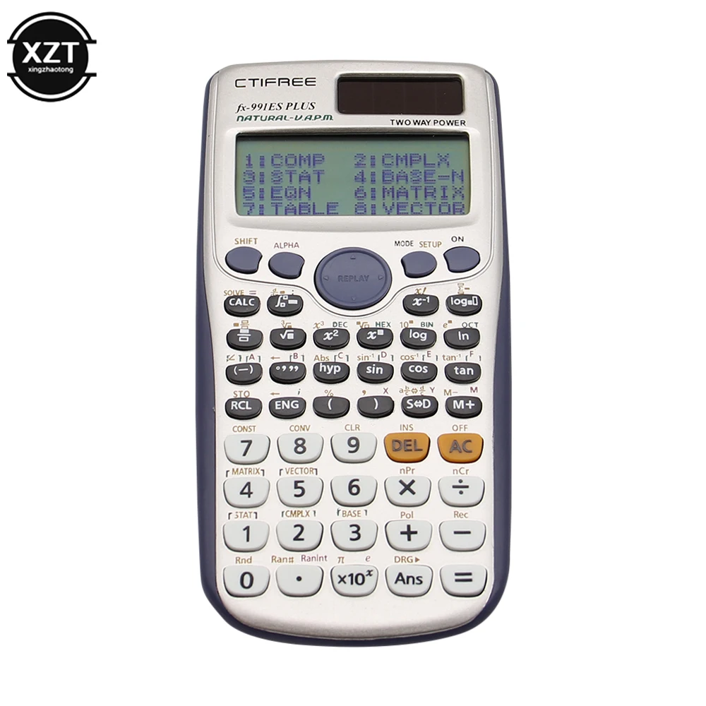 Brand New FX-991ES-PLUS Original Scientific Calculator 417 Full-Featured Function Calculator For Students School Office
Brand New FX-991ES-PLUS Original Scientific Calculator 417 Full-Featured Function Calculator For Students School Office