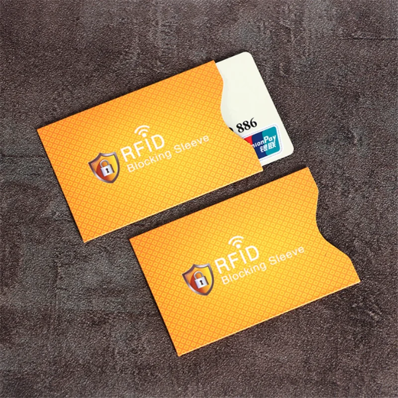 5 шт. защитный чехол для банковских карт с RFID-защитой | Багаж и сумки