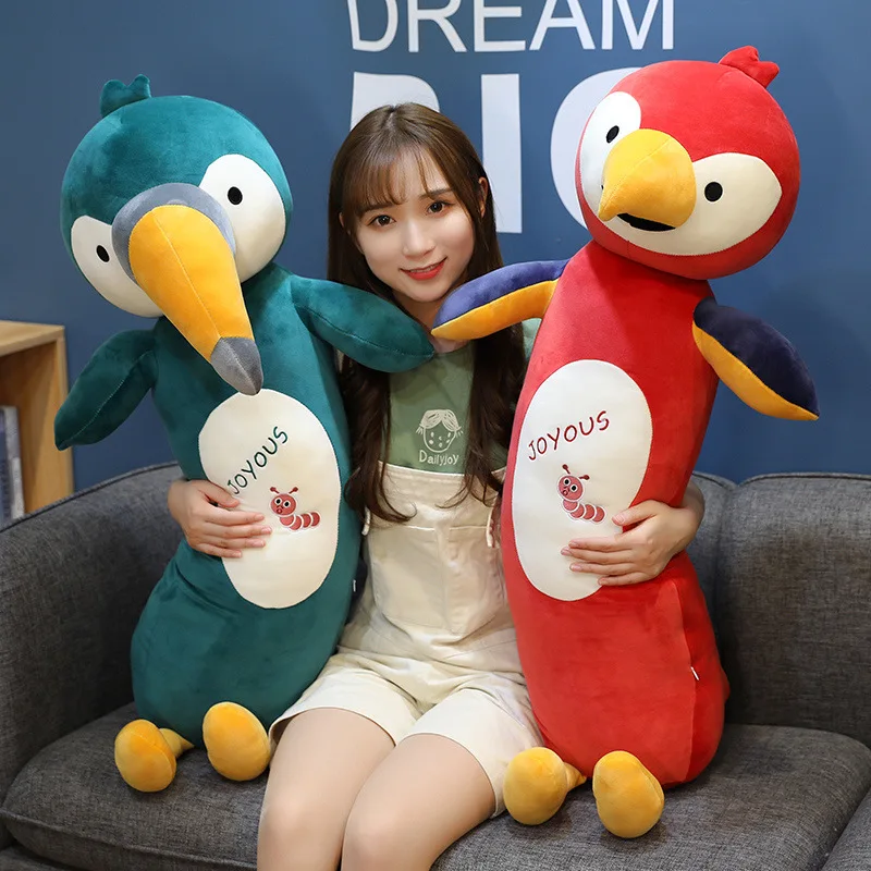 Creative Giant Baby Plush Toy Parrot Doll Cushion Cute Soft Stuffed Stuffed Animal Cute Bird Sleeping Pillow Child Birthday Gift
Creative Giant Baby Plush Toy Parrot Doll Cushion Cute Soft Stuffed Stuffed Animal Cute Bird Sleeping Pillow Child Birthday Gift