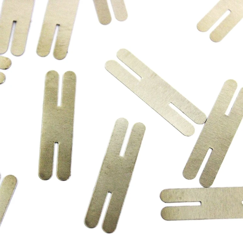 100pcs/lot 0.2x30x8mm H type Nickel Plated Steel Strap Strip Sheets for Battery Pack Spot Welding Spot Welder Equipment
100pcs/lot 0.2x30x8mm H type Nickel Plated Steel Strap Strip Sheets for Battery Pack Spot Welding Spot Welder Equipment