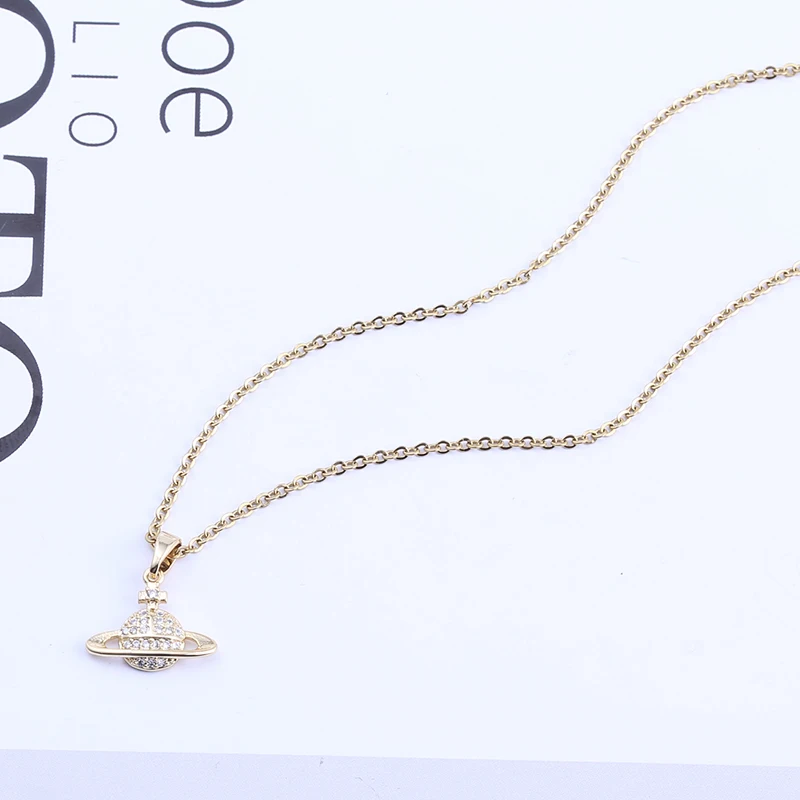 Nouveau Design univers planete pendentif collier femme marque de luxe bijoux couleur or strass clavicule chaine collier pour les
Nouveau Design univers planete pendentif collier femme marque de luxe bijoux couleur or strass clavicule chaine collier pour les