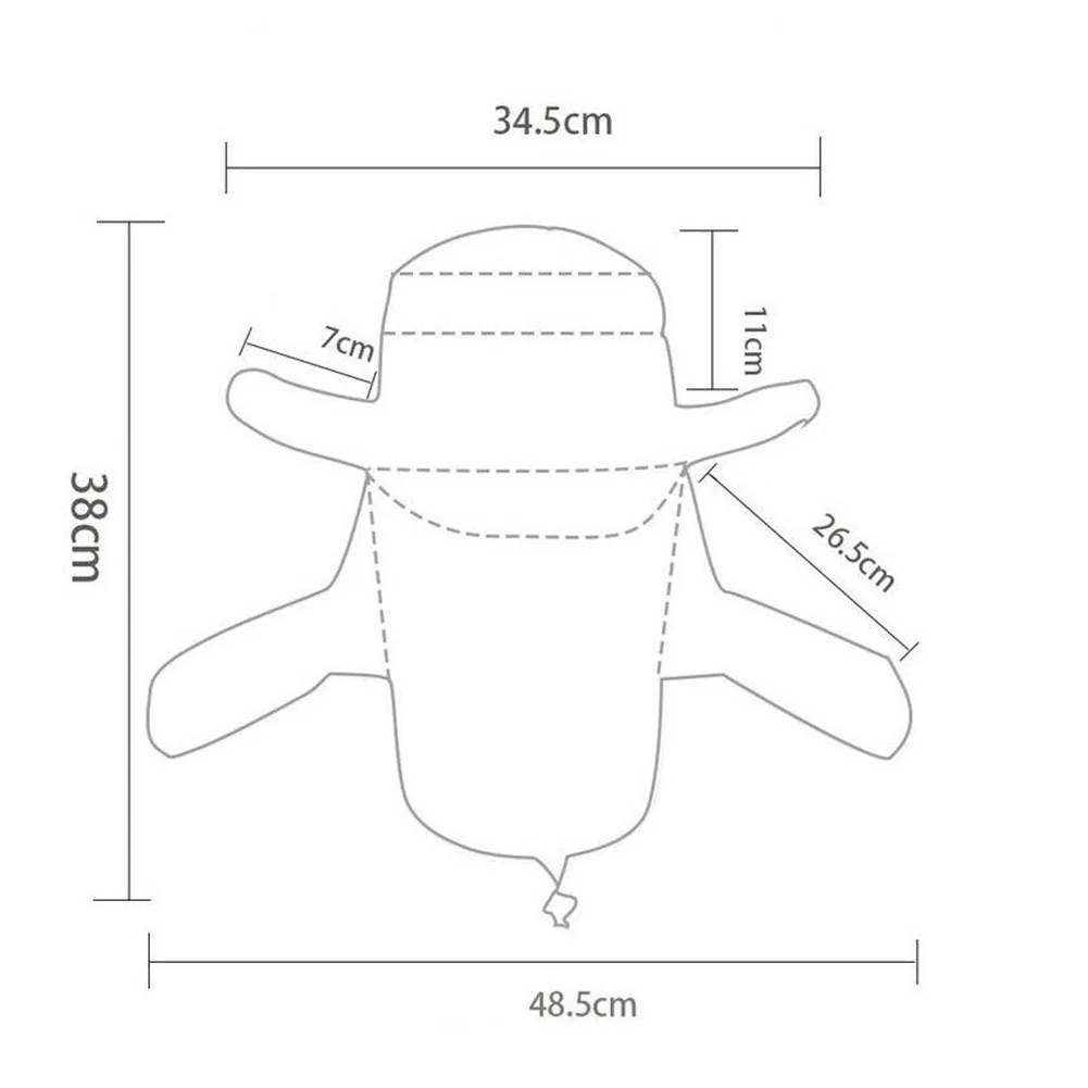 Unisex Wide Brim Detachable Anti-UV Neck Face Flap Outdoor Sports Fishing Hat
Unisex Wide Brim Detachable Anti-UV Neck Face Flap Outdoor Sports Fishing Hat