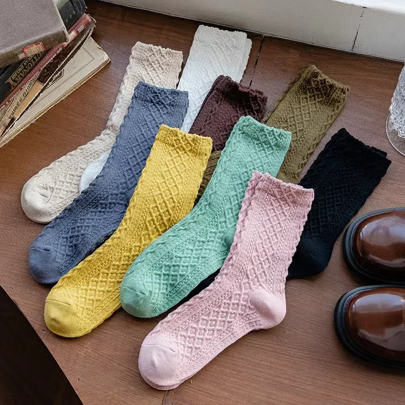 Socks children autumn and winter twist tube women's socks three-dimensional retro style women's cotton socks breathable trend
Socks children autumn and winter twist tube women's socks three-dimensional retro style women's cotton socks breathable trend