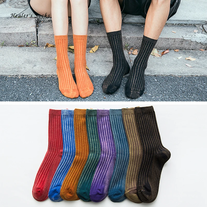 New Fashion Couples Men and Women Socks Cotton Color Furry Striped Fluorescence Harajuku Japanese Funny Happy Retro Tube Socks
New Fashion Couples Men and Women Socks Cotton Color Furry Striped Fluorescence Harajuku Japanese Funny Happy Retro Tube Socks