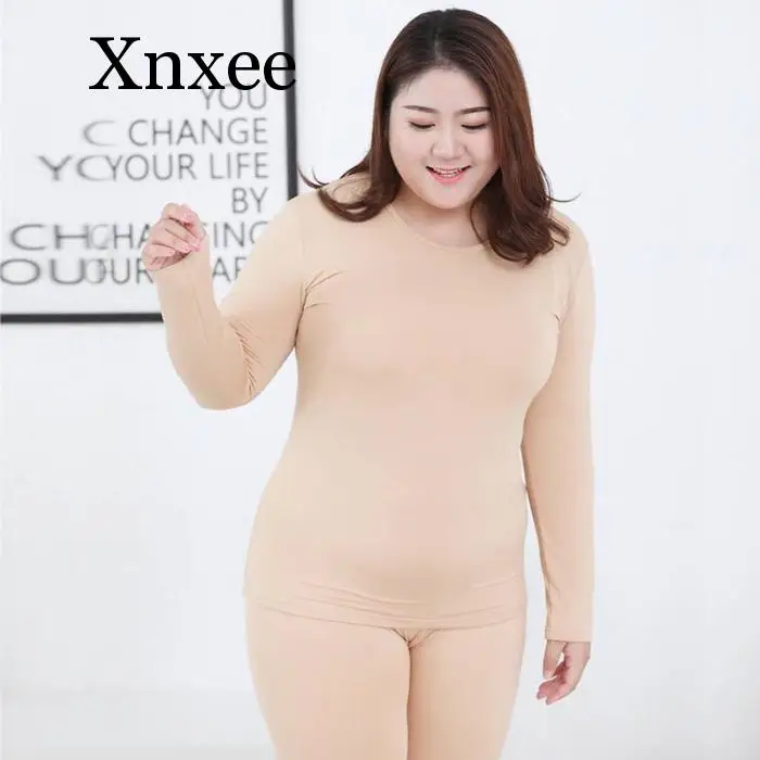 2020 loose Plus cashmere Outfit Large size winter Autumn Long Sleeve Women Thermal Solid Warm O-neck Thicken Underwear Plus
2020 loose Plus cashmere Outfit Large size winter Autumn Long Sleeve Women Thermal Solid Warm O-neck Thicken Underwear Plus