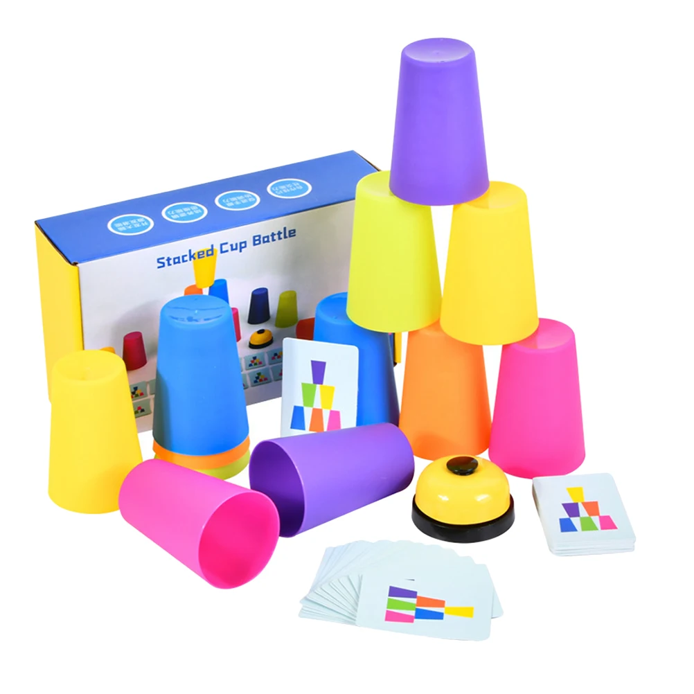 63pcs/Set Stacking Cup Battle Toy Kids Birthday Party Stacking Games Toy Concerntration Training Educational Stacking Toys 
63pcs/Set Stacking Cup Battle Toy Kids Birthday Party Stacking Games Toy Concerntration Training Educational Stacking Toys