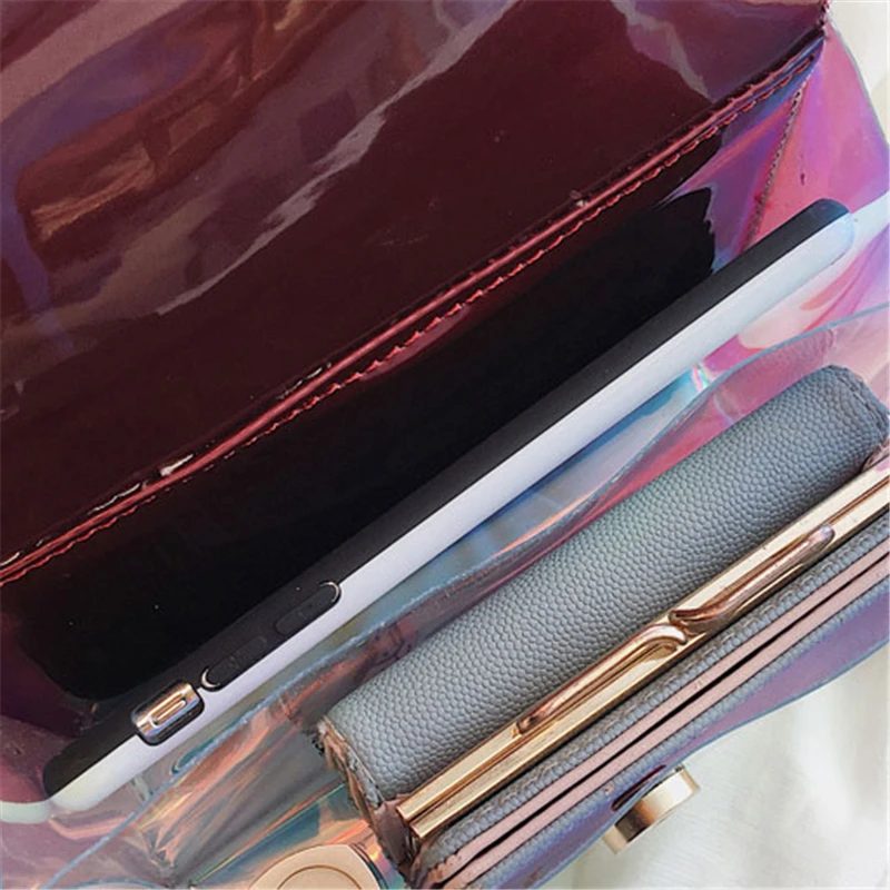 Women Shoulder Bags Summer 2019 New Luxury Messenger Bags Patchwork Crystal Transparent Bags Sequins Purse Girls Small Jelly Bag
Women Shoulder Bags Summer 2019 New Luxury Messenger Bags Patchwork Crystal Transparent Bags Sequins Purse Girls Small Jelly Bag