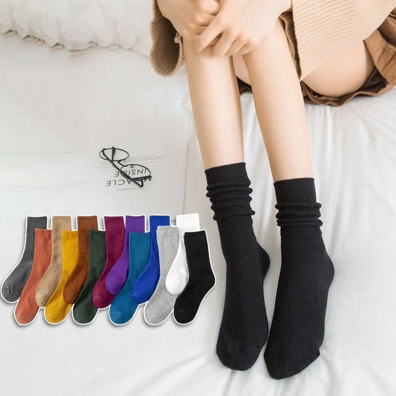 Cotton Women Socks Multi-color Solid Colors White Yellow Green Blue 1 pair Fashion Colorful Harajuku Retro Casual Crew Style
Cotton Women Socks Multi-color Solid Colors White Yellow Green Blue 1 pair Fashion Colorful Harajuku Retro Casual Crew Style