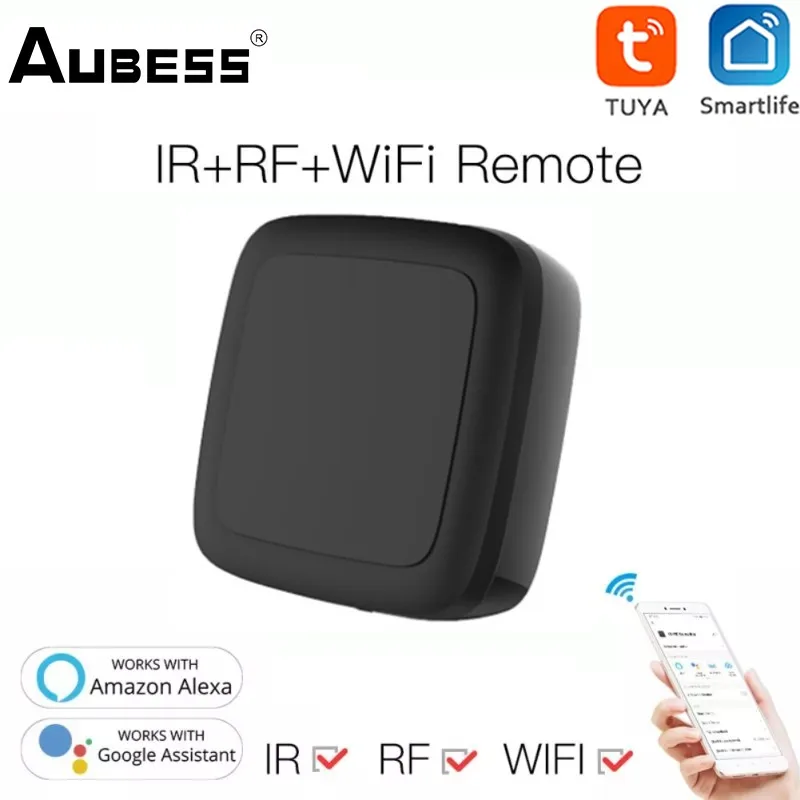 ИК Пульт ДУ Tuya с Wi-Fi, универсальный инфракрасный пульт дистанционного управления для кондиционера, телевизора, умного дома, работает с Alexa ...
ИК Пульт ДУ Tuya с Wi-Fi, универсальный инфракрасный пульт дистанционного управления для кондиционера, телевизора, умного дома, работает с Alexa ...
