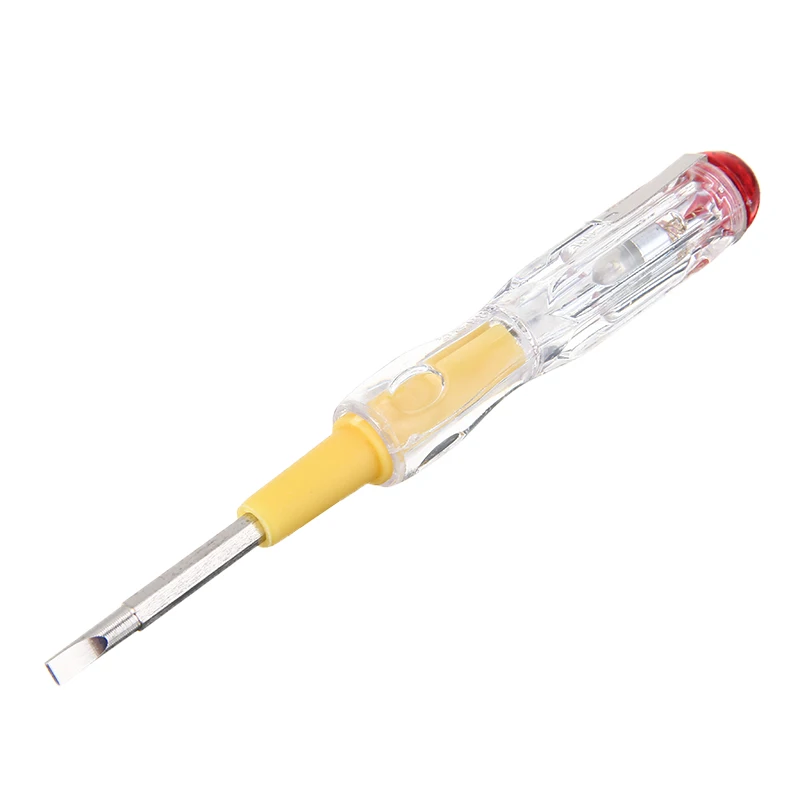 1pc Durable Voltage Tester Pen 100-500V Multi-function LED Electric Test Tester Pen Slotted Screwdriver Voltage Detector Probe
1pc Durable Voltage Tester Pen 100-500V Multi-function LED Electric Test Tester Pen Slotted Screwdriver Voltage Detector Probe