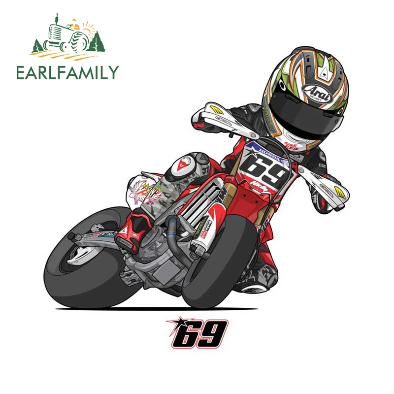 EARLFAMILY 13 см x 12,8 см для мотокросса, автомобильные наклейки, фотообои, водонепроницаемый чемодан, Декор 
EARLFAMILY 13 см x 12,8 см для мотокросса, автомобильные наклейки, фотообои, водонепроницаемый чемодан, Декор