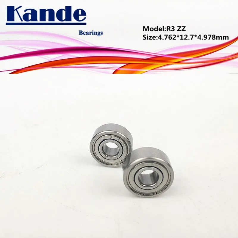 

Kande Bearings R3 10pcs ABEC-1 R3ZZ 10pcs ABEC-5 R3 ZZ Inch Bearing 4.762x12.7x4.978mm Inch Bearing Miniature