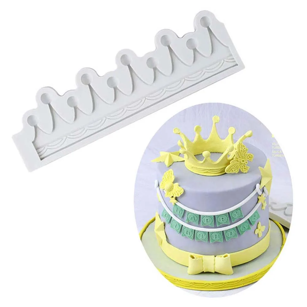 Crown Shape Silicone Fondant Molds 3D Chocolate Mold Sugarcraft Candy Mould Mousse Cake Decorating Tools
Crown Shape Silicone Fondant Molds 3D Chocolate Mold Sugarcraft Candy Mould Mousse Cake Decorating Tools