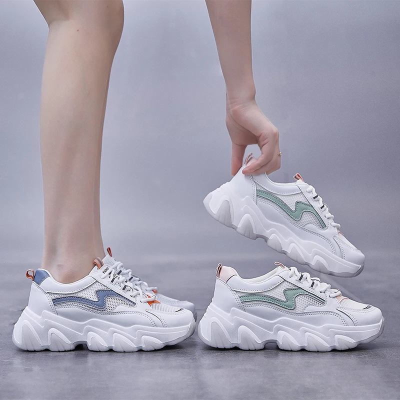 Women's White Chunky Sneakers 2021 Summer Shoes For Women Vulcanize Shoes Breathable Mesh Dad Sports Shoes Tennis Basket Femme
Women's White Chunky Sneakers 2021 Summer Shoes For Women Vulcanize Shoes Breathable Mesh Dad Sports Shoes Tennis Basket Femme
