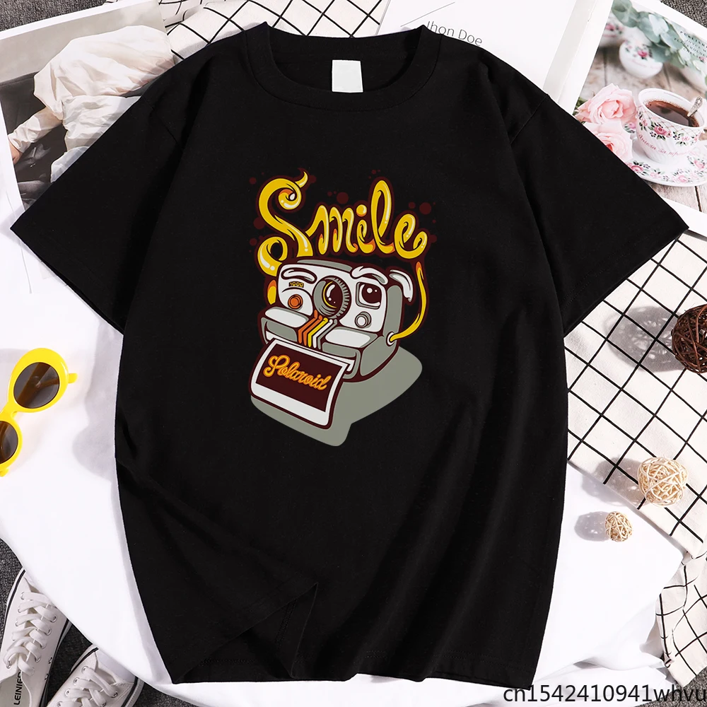 Cartoon Camera Photo Smile Printing Women T-shirts Hip Hop Breathable Hip Hop Crewneck Manga Cool
Cartoon Camera Photo Smile Printing Women T-shirts Hip Hop Breathable Hip Hop Crewneck Manga Cool