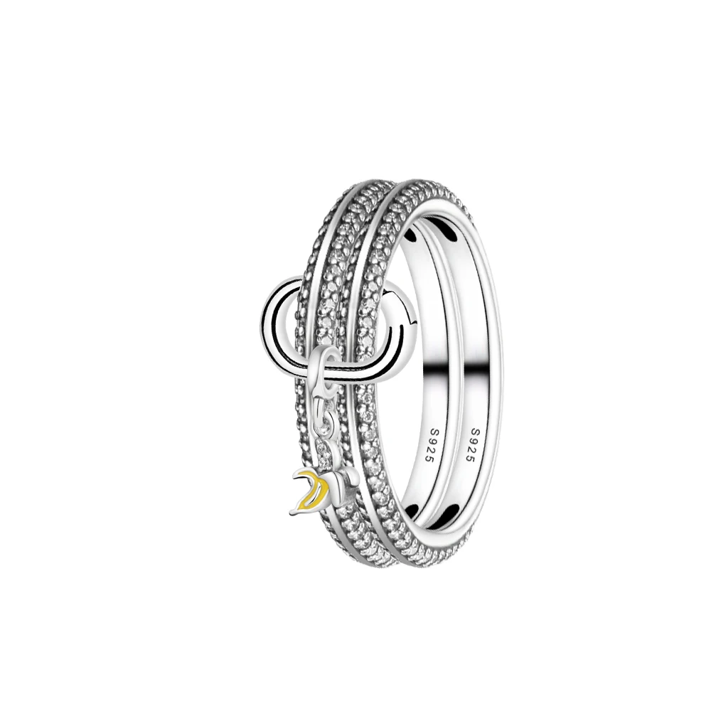 Geniune 925 Sterling Silver ME Pave Single Ring Fashion Rings for Women DIY Gift Engagement Wedding Statement Jewelry Anillos
Geniune 925 Sterling Silver ME Pave Single Ring Fashion Rings for Women DIY Gift Engagement Wedding Statement Jewelry Anillos