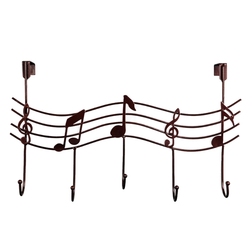 Wavy Musical Notes 5 Hooks Wall Mounted Coat Rack Clothes Door Hanger Elegant Finish Simple Design Decorative Household
Wavy Musical Notes 5 Hooks Wall Mounted Coat Rack Clothes Door Hanger Elegant Finish Simple Design Decorative Household
