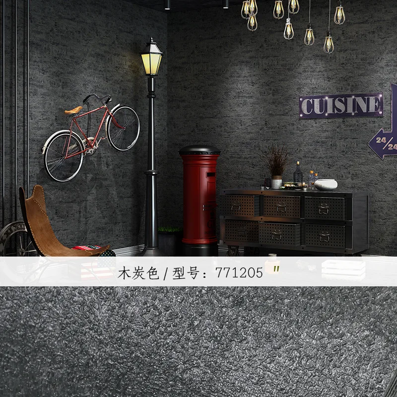 Retro nostalgic solid color industrial wind cement gray wallpaper Restaurant Restaurant barber shop clothing shop wallpaper
Retro nostalgic solid color industrial wind cement gray wallpaper Restaurant Restaurant barber shop clothing shop wallpaper