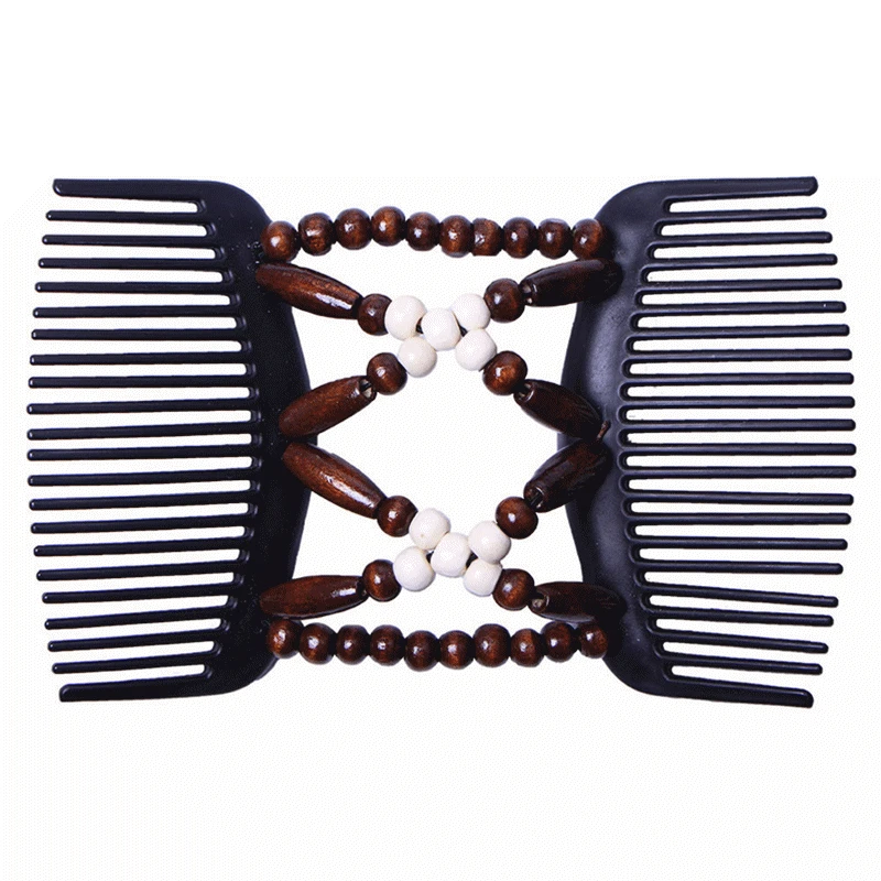 1 PC Hair Comb Stretch Double Comb Beaded Hair Clip Elastic Hairpin Claw Bun Maker Headwear Women DIY Hair Styling Tools
1 PC Hair Comb Stretch Double Comb Beaded Hair Clip Elastic Hairpin Claw Bun Maker Headwear Women DIY Hair Styling Tools