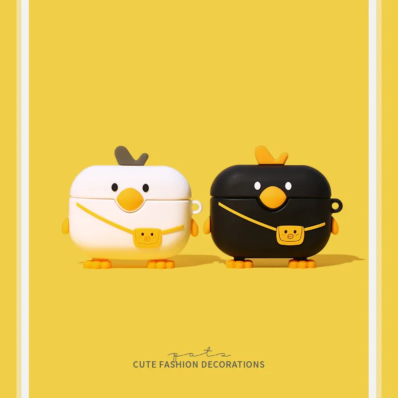 Silicone Cases For Airpods Pro Case Cover Cute Cartoon Duck Wireless Earphone Sleeve For Apple Air pod pro 3 Case Cover 3 Fundas
Silicone Cases For Airpods Pro Case Cover Cute Cartoon Duck Wireless Earphone Sleeve For Apple Air pod pro 3 Case Cover 3 Fundas