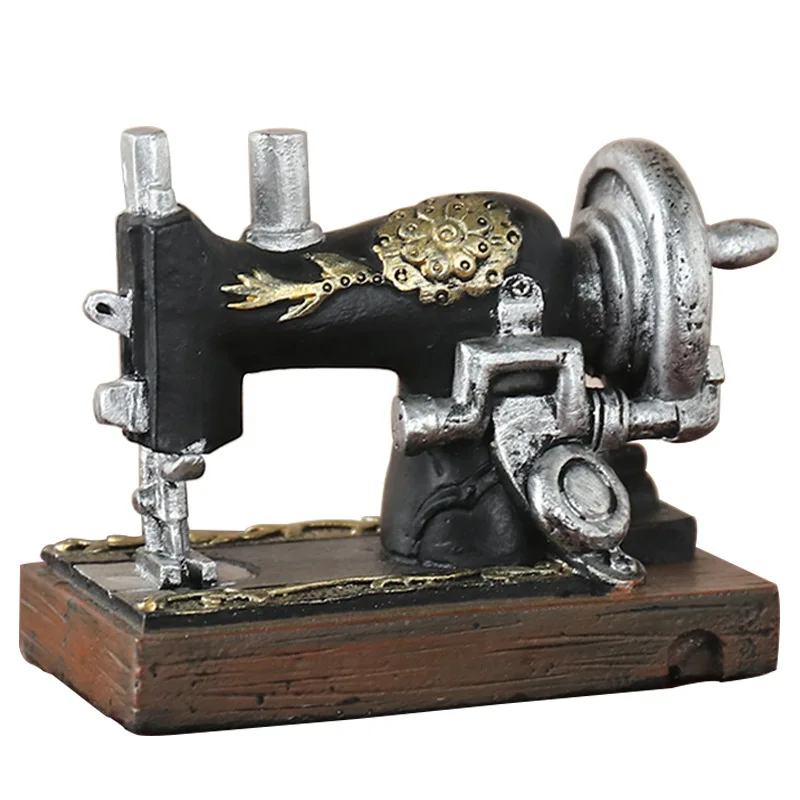 European Retro Nostalgic Mini Sewing Machine Resin Ornaments Desktop Living Room Wine Cabinet Decorations Small Furnishings
European Retro Nostalgic Mini Sewing Machine Resin Ornaments Desktop Living Room Wine Cabinet Decorations Small Furnishings