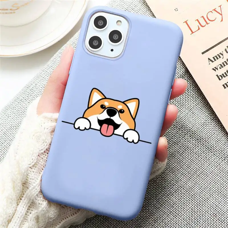 Kawaii dog cartoon Corgi animal Phone Case Candy Color for iPhone 6 7 8 11 12 s mini pro X XS XR MAX Plus
Kawaii dog cartoon Corgi animal Phone Case Candy Color for iPhone 6 7 8 11 12 s mini pro X XS XR MAX Plus