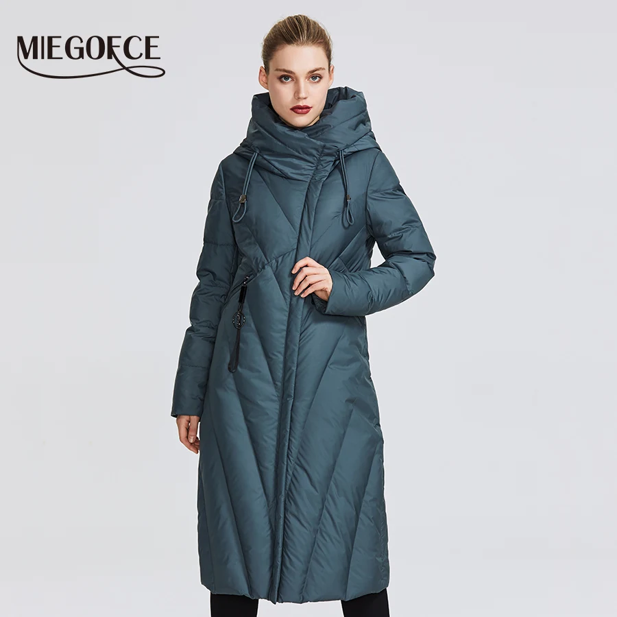 MIEGOFCE 2020 Пальто-пуховик Новая коллекция женский пуховик с стойким ветрозащитным