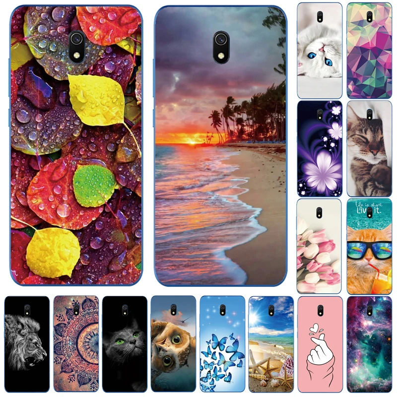 Силиконовый чехол для Xiaomi Redmi 7A 8A полная защита мягкая задняя крышка из ТПУ 4A 4X 5A 6A