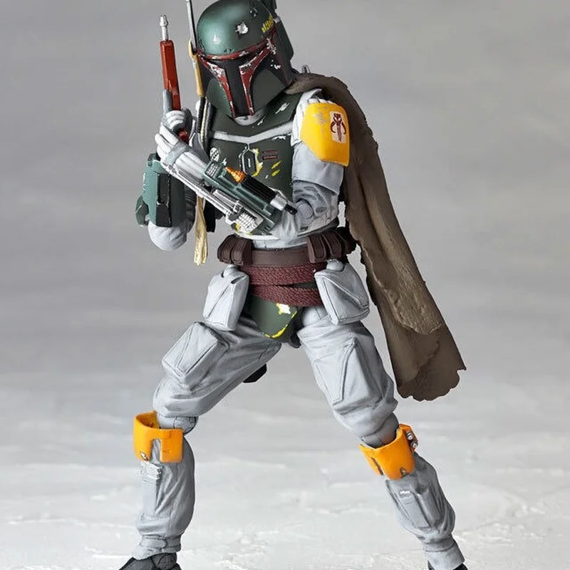 Bandai Star Wars 16cm bounty hunter Boba Fett figure doll model boy's toy new product Christmas gift
Bandai Star Wars 16cm bounty hunter Boba Fett figure doll model boy's toy new product Christmas gift