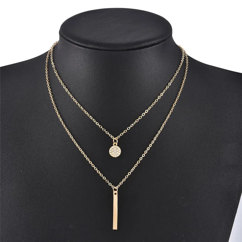 Fashion Simple Crystal Geometric Gold Pendant Necklace Set for Women Charms Kpop Square Rhinestone Female Vintage Jewelry Collar
Fashion Simple Crystal Geometric Gold Pendant Necklace Set for Women Charms Kpop Square Rhinestone Female Vintage Jewelry Collar