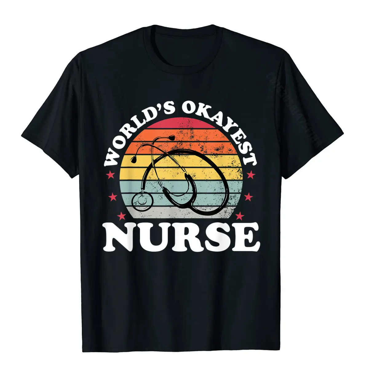 

Worlds Okayest Nurse Women Nursing Funny RN LPN Medical Gift T-Shirt Tops Shirts For Students Funky Cotton T Shirt Printing