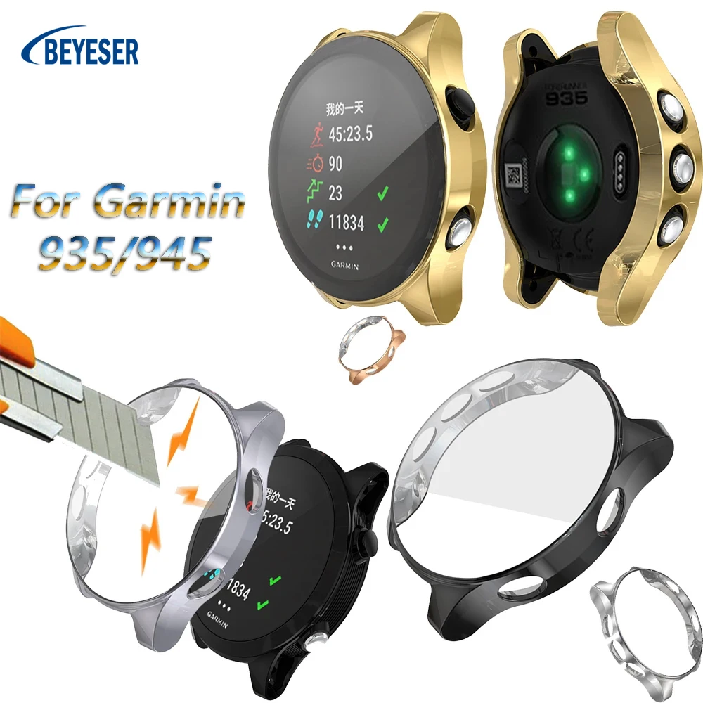 TPU All-Inclusive Electric Crossing Cases Protective Shell For Garmin 935/945 Watch Shell Full Cover Plating Protection Caps
TPU All-Inclusive Electric Crossing Cases Protective Shell For Garmin 935/945 Watch Shell Full Cover Plating Protection Caps